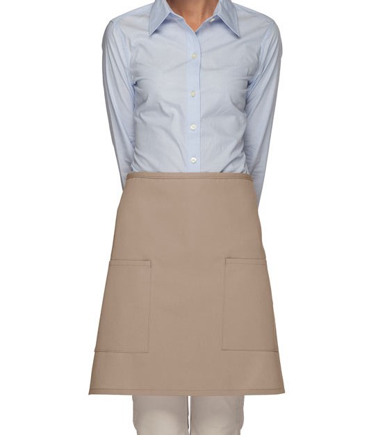 Khaki Mid Length Waist Aprons